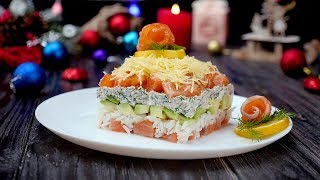 Как приготовить салат с семгой и авокадо  Рецепты от Со Вкусом [upl. by Aram]