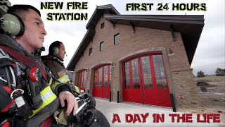 First 24 Hours in a New Fire Station  A Day in the Life [upl. by Nnylatsyrk]