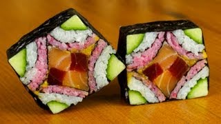 Mosaic Sushi Roll Evolution  Food Recipe [upl. by Seyer]