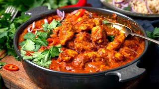 Chicken Madras  A Homemade Spicy Curry [upl. by Osy]