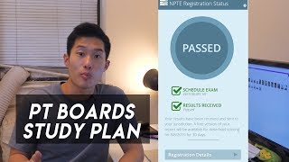 How I Studied for the PT Board Exam  NPTE Study Plan [upl. by Narra]