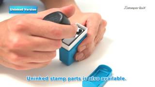 Xstamper QuiX PreInked Stamp Making System [upl. by Connel]