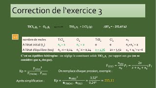 EXERCICES EQUILIBRES CHIMIQUES [upl. by Anilegna]