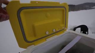 The Best Live Bait Cooler Frabill Magnum Bait Station [upl. by Hpotsirhc998]