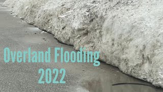 Winnipeg and Area Spring Flood 2022North Perimeter [upl. by Atikat]