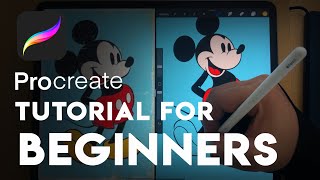 How to Draw in Procreate for Beginner iPad Pro [upl. by Hamilah]