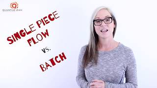 THE BEST Single Piece Flow VS Batch example  Lean Manufacturing [upl. by Anaert]