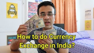 How to do Currency Exchange in India How to exchange currency in Bank [upl. by Alcinia222]