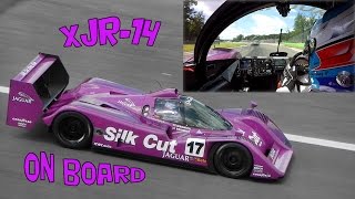 Jaguar XJR14 Group C On Board at Monza Circuit  GoPro Hero 4 Black 1080p 60fps [upl. by Raphaela795]