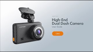 Apeman Dash Camera C860 Operation Video [upl. by Stannfield]