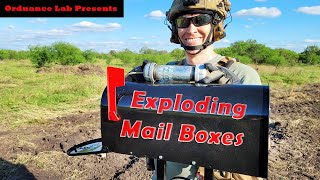 BlowingUp Mailboxes with Cricket Bomb Pipebomb Grenade Dynamite amp TNT [upl. by Rodman]