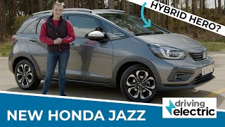 New Honda Jazz Crosstar hybrid review – DrivingElectric [upl. by Yhtak701]