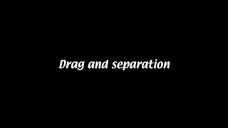 Drag and separation Aerodynamics 14 [upl. by Ihtak987]