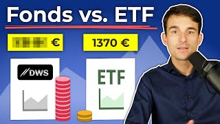 Aktiver Fonds vs ETF im Kostenvergleich Horrende Kosten [upl. by Aihsal]