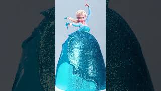 Amazing Tsunami Elsa Princess Cake Recipe Shorts [upl. by Auhel15]