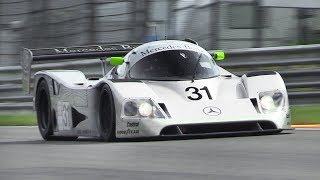 MercedesBenz Sauber C11 Group C Racing at SpaFrancorchamps [upl. by Tal]