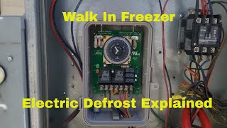 Walk in Freezer service call electric defrost explained [upl. by Rydder162]