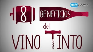 8 Beneficios del Vino Tinto [upl. by Yemar23]