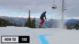 How To 180 On Skis [upl. by Ariayek]