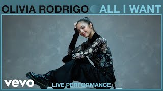 Olivia Rodrigo  All I Want Live Performance  Vevo [upl. by Htieh]