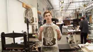 Printmaking at Middlesex Lithography [upl. by Ediva]