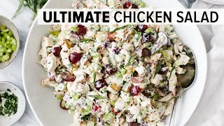 BEST CHICKEN SALAD RECIPE  easy amp healthy [upl. by Oiziruam577]