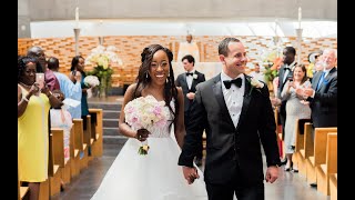 JewishAmerican NigerianCatholic Wedding Nathan  Cynthia [upl. by Cerelly]