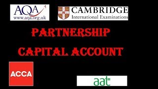 Partnership Capital T account [upl. by Tiras]