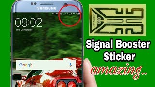 How to Boost a Cell Phone Signal Using a booster sticker [upl. by Moraj]