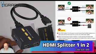 HDMI Splitter 1 in 2 Out [upl. by Irim275]