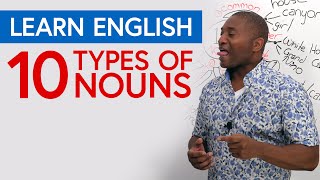 Learn English Grammar 10 Types of Nouns [upl. by Walczak153]