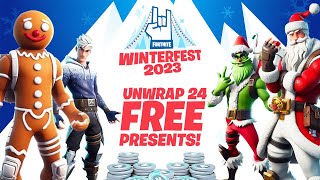 Fortnite Winterfest 2023 All Presents amp Rewards [upl. by Howes]