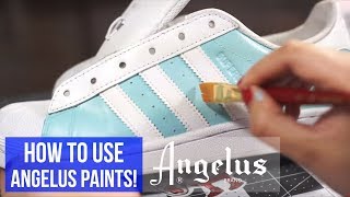 Airbrush Essentials  The Basics to Airbrushing Using Angelus Paints [upl. by Bev]