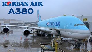 🇺🇸 Los Angeles LAX to Seoul ICN 🇰🇷 Korean Air Airbus A380  FULL FLIGHT REPORT Polar route [upl. by Fabio]