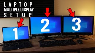 How to setup Multiple Display on a Laptop [upl. by Hoag]