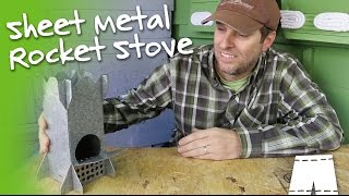 How To Make A Portable Steel Rocket Stove [upl. by Cristen]