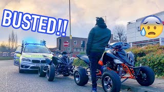 BUSTED BY THE POLICE ON MY SUPER QUAD IN LONDON ARGUMENT [upl. by Lemon]