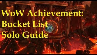 WoW Achievement Bucket List SOLO Guide Glory of the Firelands Raider [upl. by Colner]