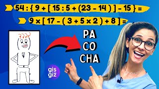 EXPRESSÕES NUMÉRICAS  MATEMÁTICA BÁSICA \Prof Gis [upl. by Chassin]