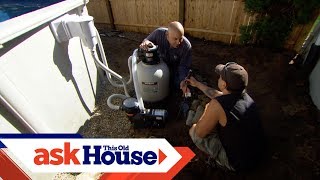 How to Wire an Above Ground Pool Pump  Ask This Old House [upl. by Ynamrej]