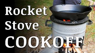 DIY Rocket Stove vs EcoZoom Versa COOK OFF [upl. by Onileba]