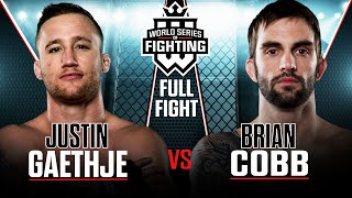 HD Justin Gaethje vs Brian Cobb  WSOF 3 2013 [upl. by Webster325]