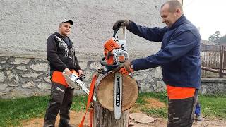 Stihl MS 500i vs 462 CM [upl. by Rosalinde]