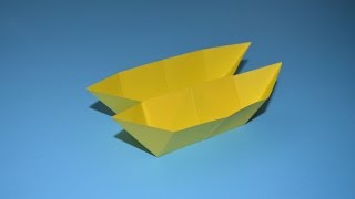 como hacer un barco de papel origami [upl. by Leverick]