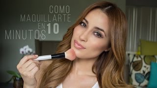 Cynthia  Como maquillarte en 10 minutos [upl. by Crescentia]