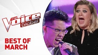 BEST AUDITIONS of MARCH 2019 in The Voice [upl. by Capon]