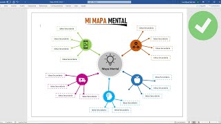 Mapa mental en Word [upl. by Hcir479]