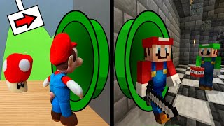 Mario in the Minecraft World [upl. by Aicella]