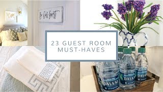 23 Guest Room MustHaves  House Guest Prep [upl. by Ogawa]