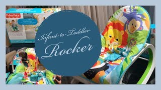 Baby Vibrating Chair FisherPrice Infant to Toddler Rocker [upl. by Birdie]